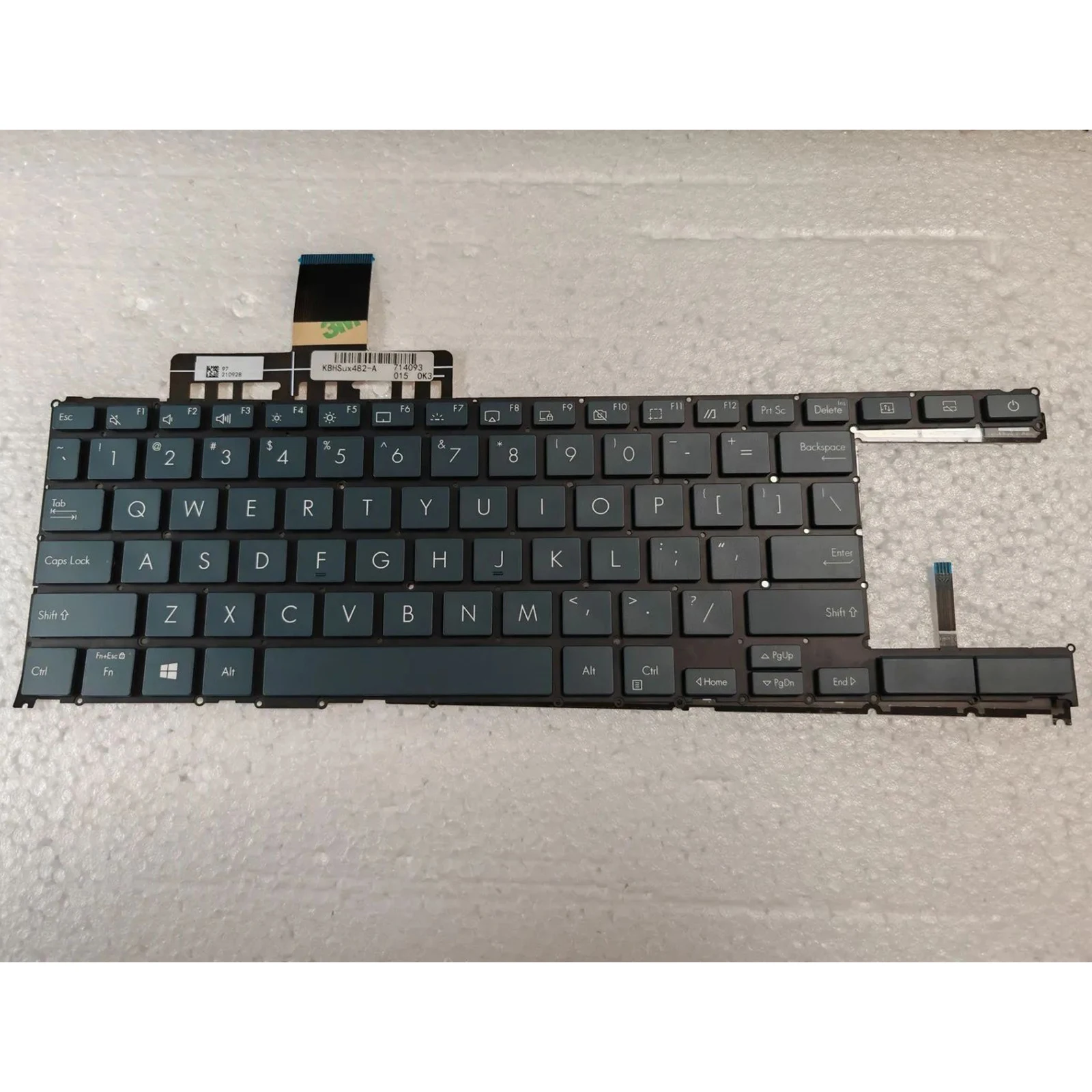 

US Laptop Keyboard for ASUS ZenBook 9Z.NJ48U UX482E UX482EA UX482EAR UX482EG UX482EGR NSK-W70LN 0KN1-8V1UK13 no pointer with bac