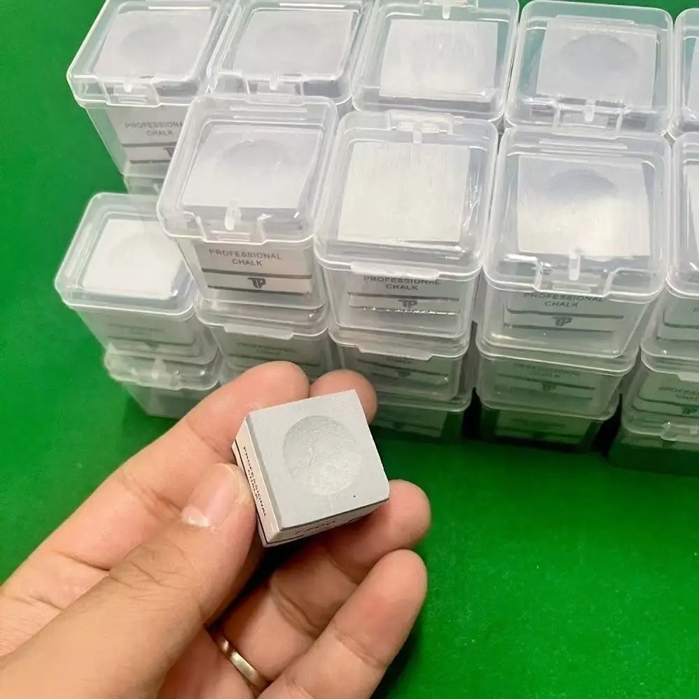 

Square TP7500 Billiard Chalk Pink/Grey Non-slip Snooker Neutral Pool Chalk Fine Powder Billiard Pool Chalk Billiard Accessories