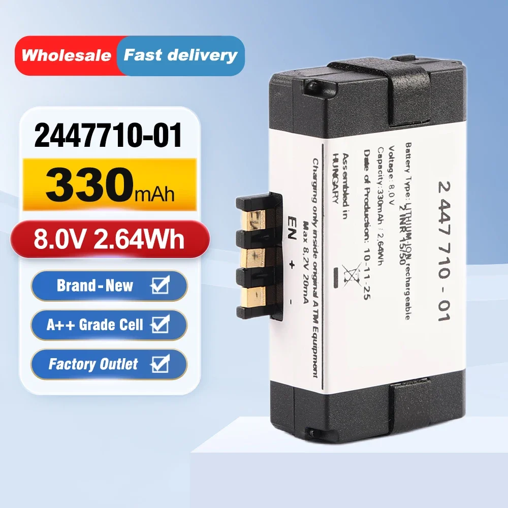 84102447710 Replacement Battery For BMW F20 F21 F22 F30 F31 F44 F45 F46 G20 G21 G30, 8.0V 330mah Portable TCB Car Emergency