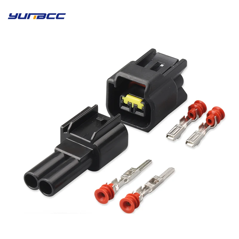 10 Sets Furukawa 2 Pin Ignition Coil Wire Harness Connector Female Waterproof Auto Connectors Ford Focus FW-C-2F-B