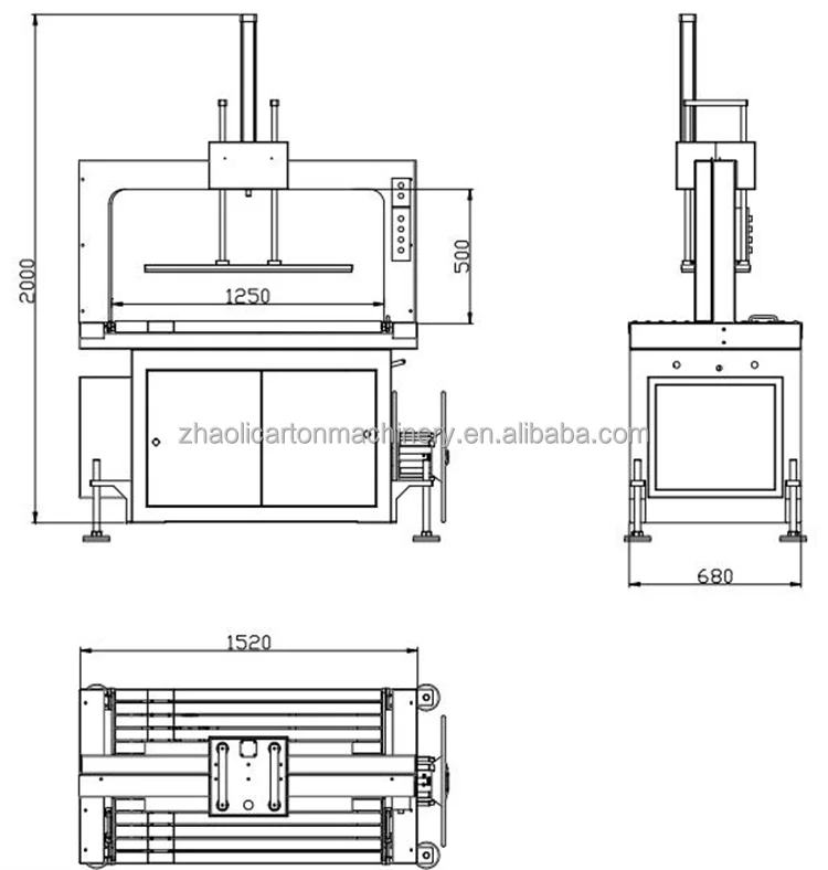 Empaquetadora semiautomática, máquina de embalaje de banda de cuerda de nailon