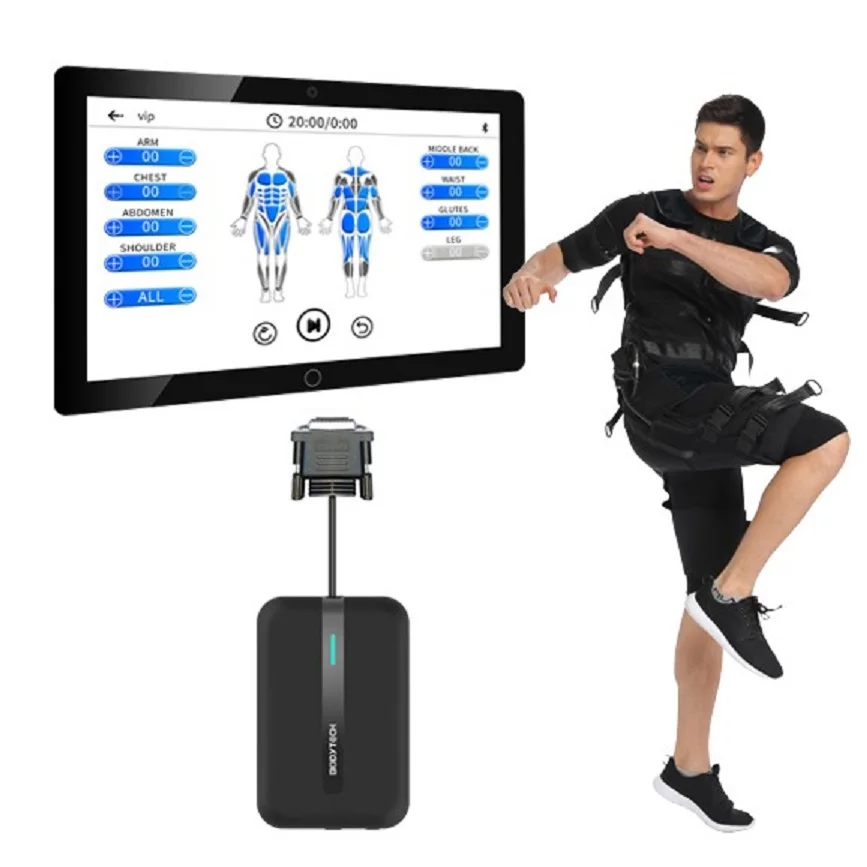 high intensity Wireless effective ems fitness gym studio Body Sculpting training equipment