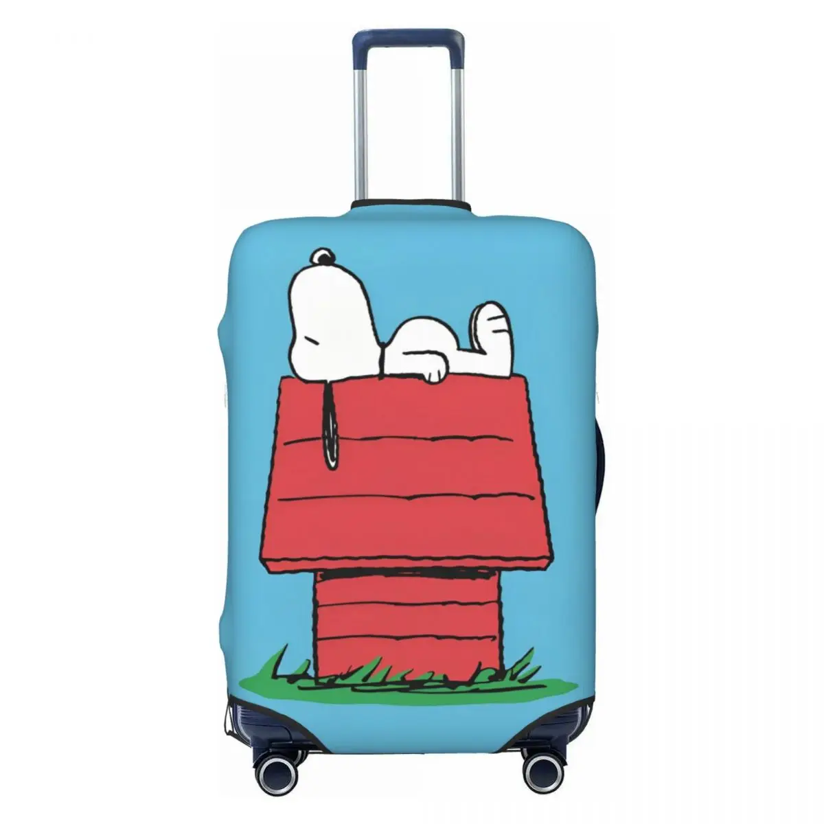 Peanuts Snoopy Napping Suitcase Cover Practical Business Protector Luggage Case Flight