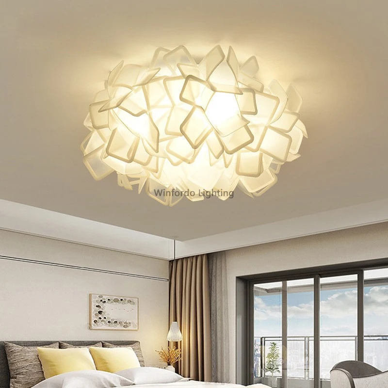 

2024 New Luxury LED Chandelier Lighting For Living Room Crystal Lamp Postmodern Ceiling Lamp Winfordo WF-XD012