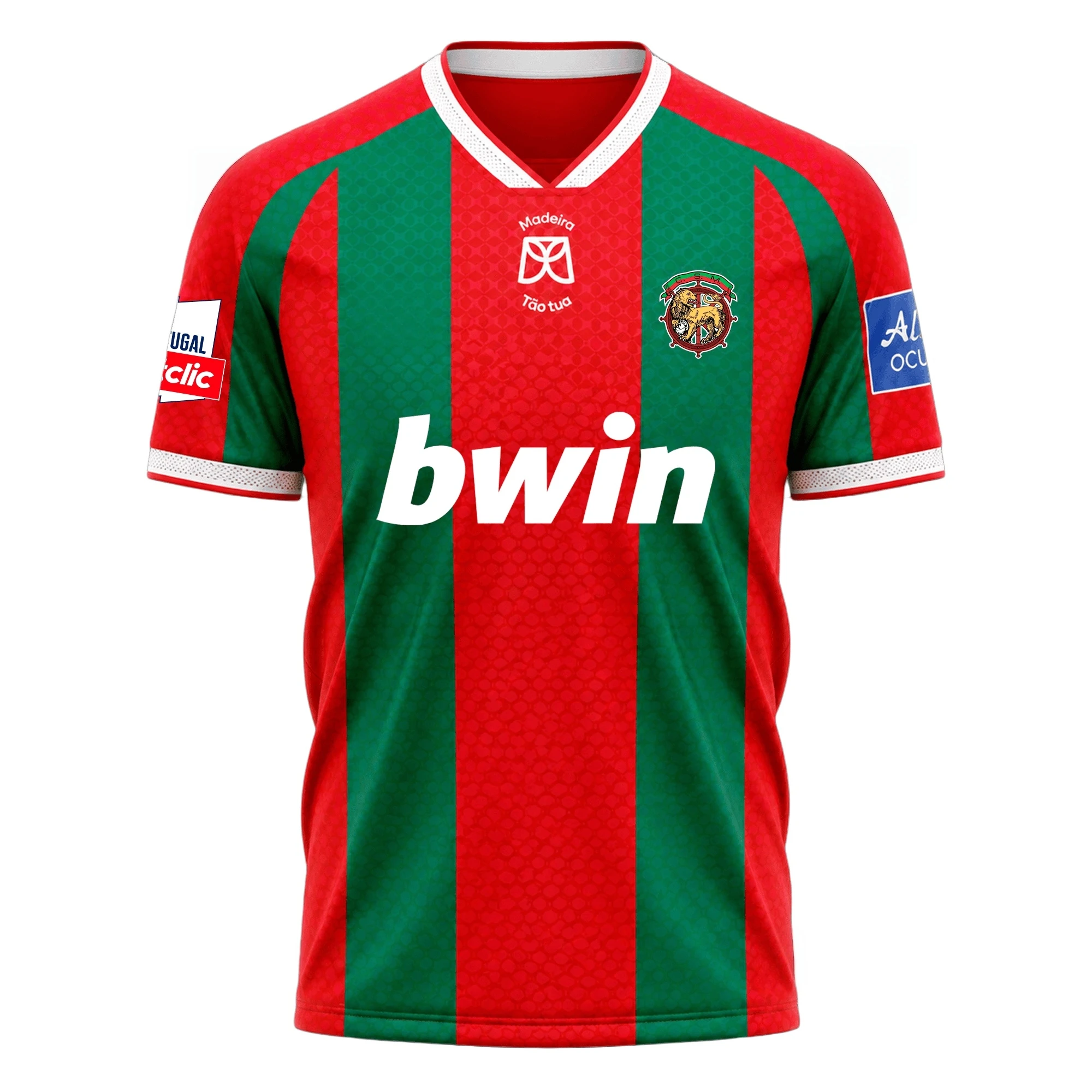 2026/27 Season Marítimo Unisex Football Jersey Shirt, Men's Women's 3D Print Summer Sport Breathable Mesh Quick Drying Jersey