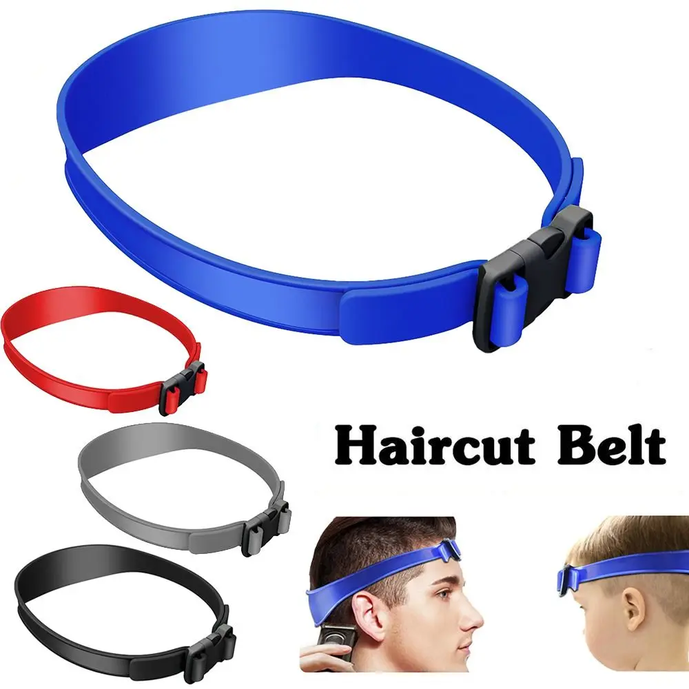 DIY Haarschnitte gebogenes Silikon Haarschnitt Band Ausschnitt Guide Shaping Styling Styler Lineal für Männer verstellbares Haar-Styling-Werkzeug