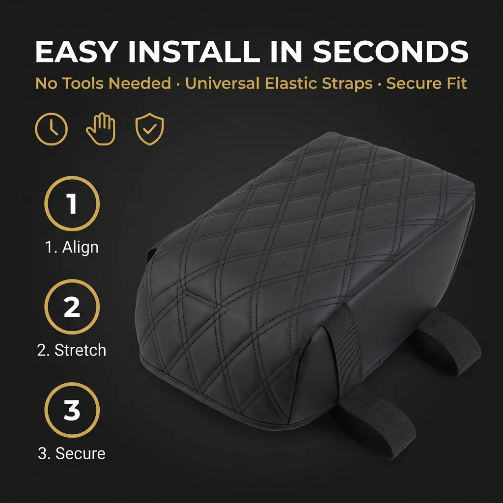 

NEW For Ford F150 2021-2025 Car Armrest Box Cover