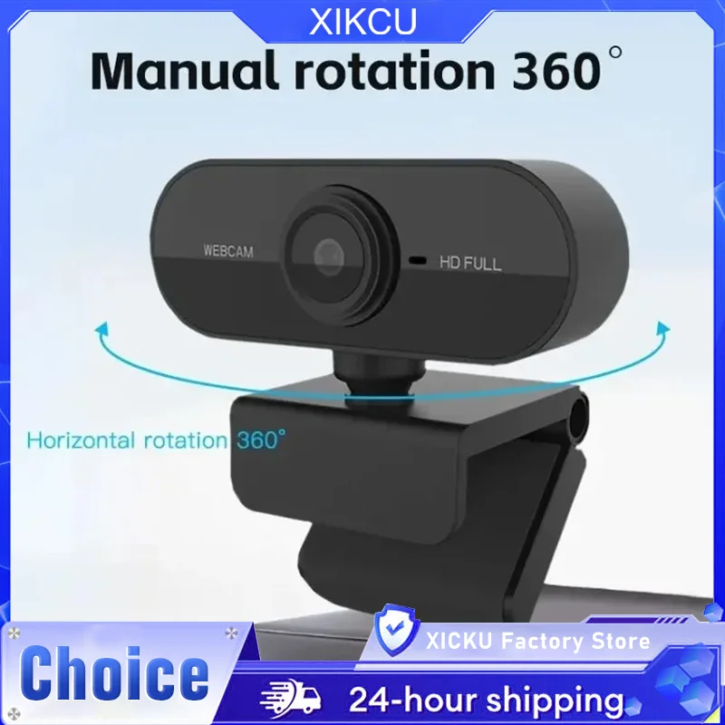 Camera 1080P HD Computer HD USB Camera Built In Microphone USB Network Camera Web Camera For Work With Microphone Tripod