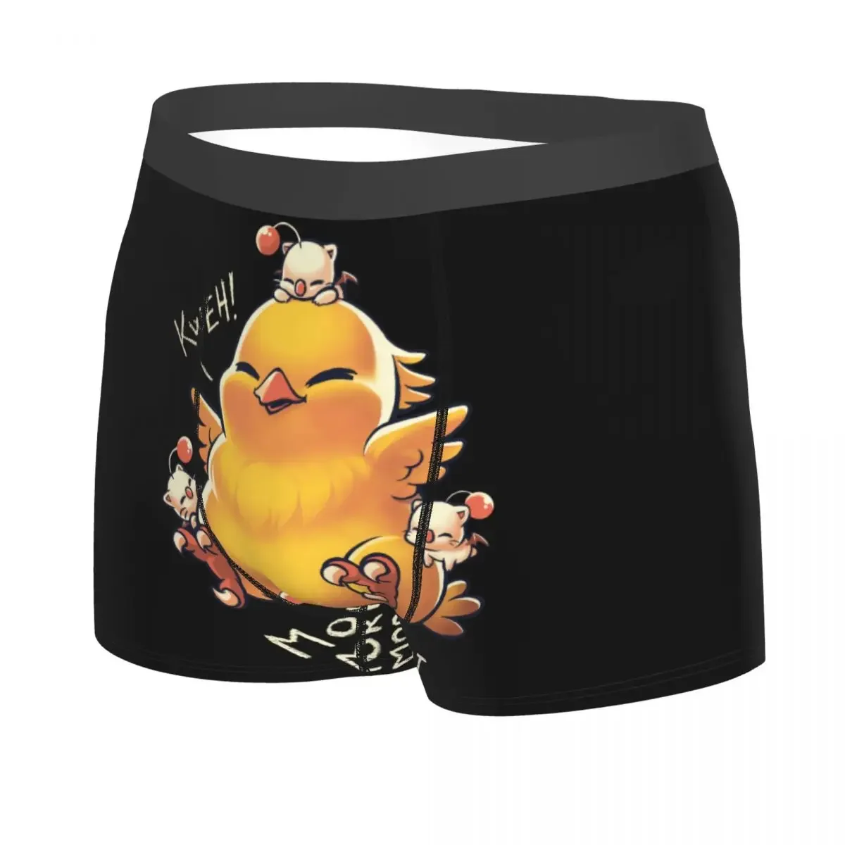 Custom Final Fantasy Chocobo Monster Boxer Shorts For Men 3D Print Male Underwear Panties Briefs Breathbale Underpants