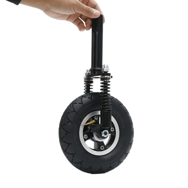 Electric Vehicle Scooter Accessories Mini Modified Front Fork 8 Inch Tire 28 Spring Shock Absorber Tire
