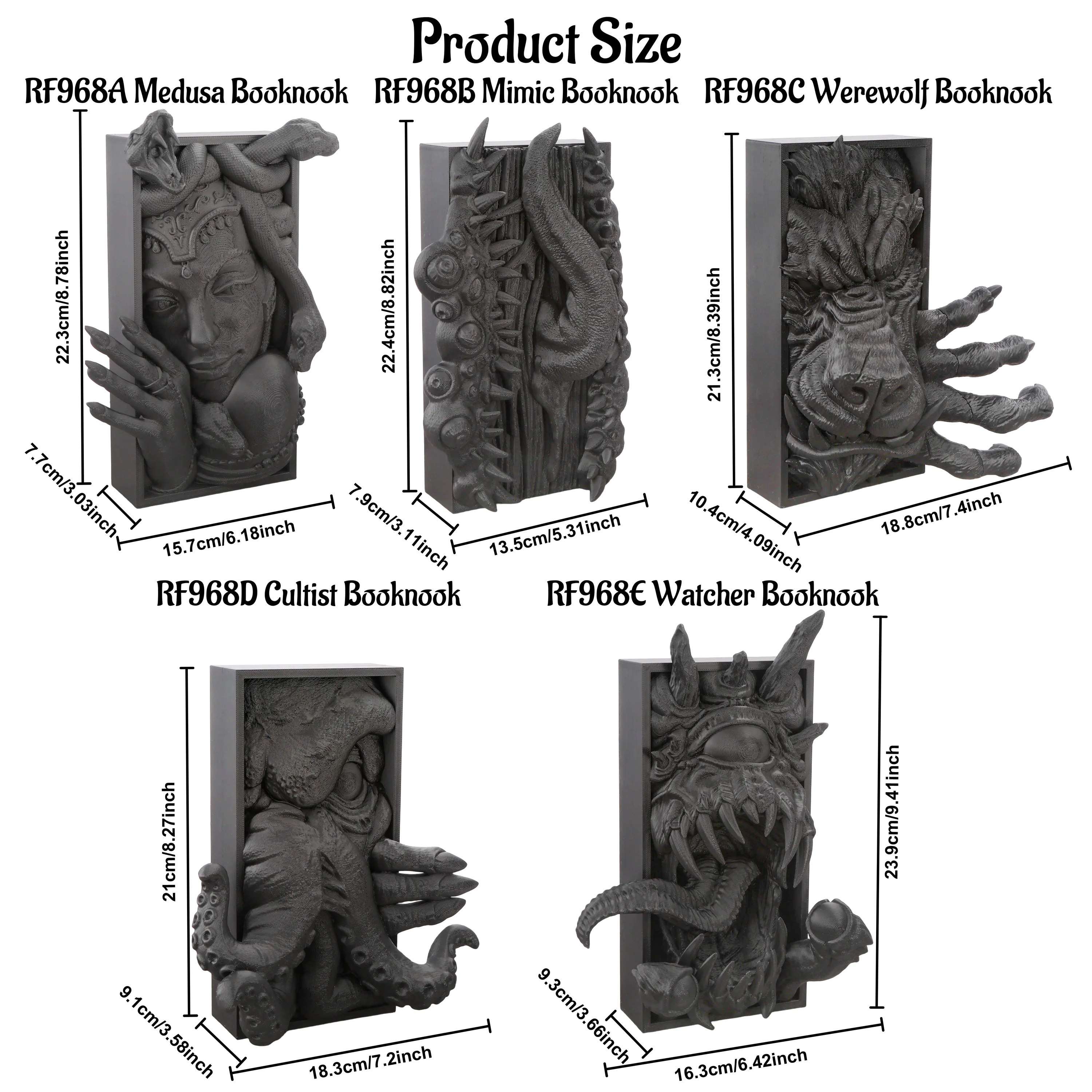 Fantasy Booknook Series for Bo - Aesthetic Bookend review and price