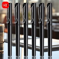 High quality black Neutral Pen Elastic clip Long-lasting smooth fine signature pen Black ink for school and office use