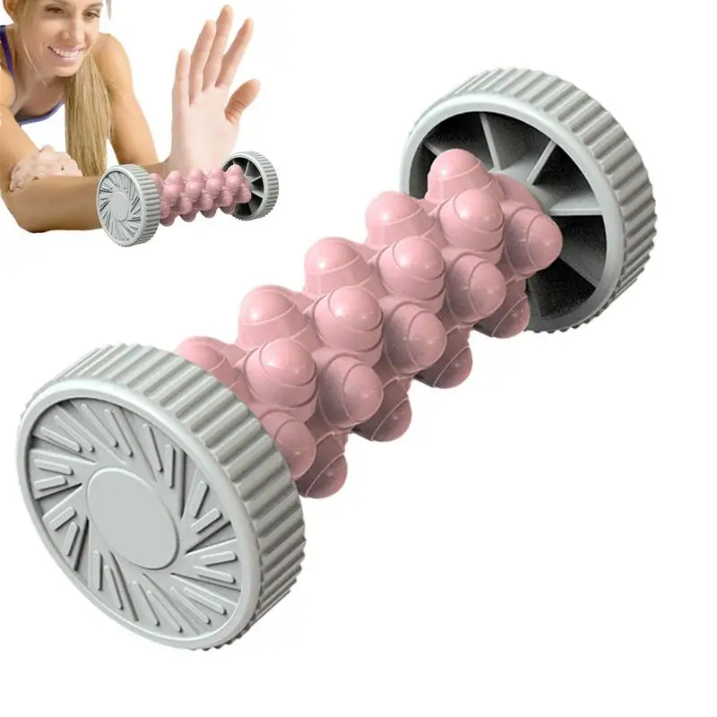 Massager Roller for Foot Exercise Muscle Relaxation Roller Press Foot Equipment with Concave and Convex Contacts for Gym