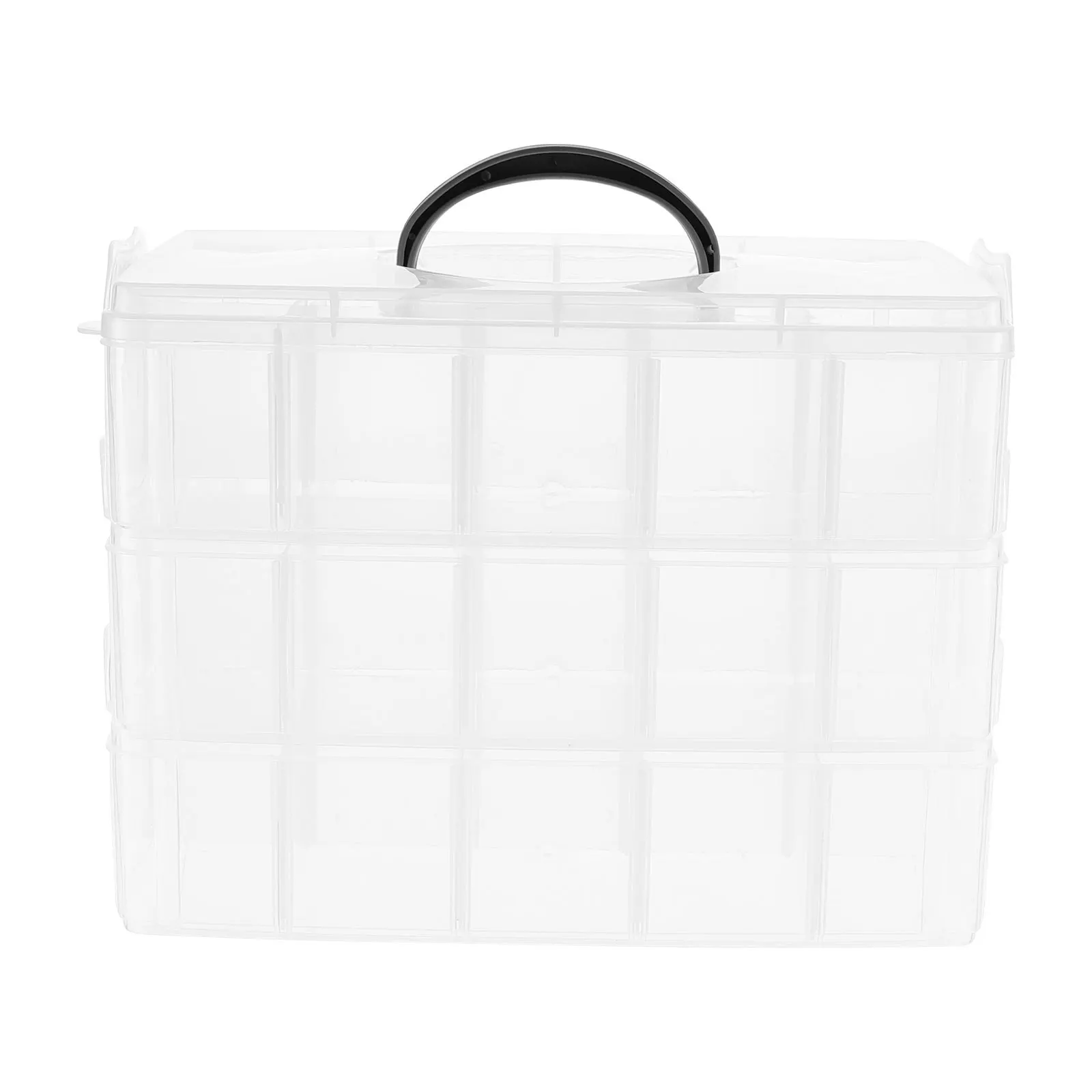 

Three-Layer Storage Box Practical Durable Organizer for Underwear Socks Beads Jewelry Holder Portable Daily Use Storage
