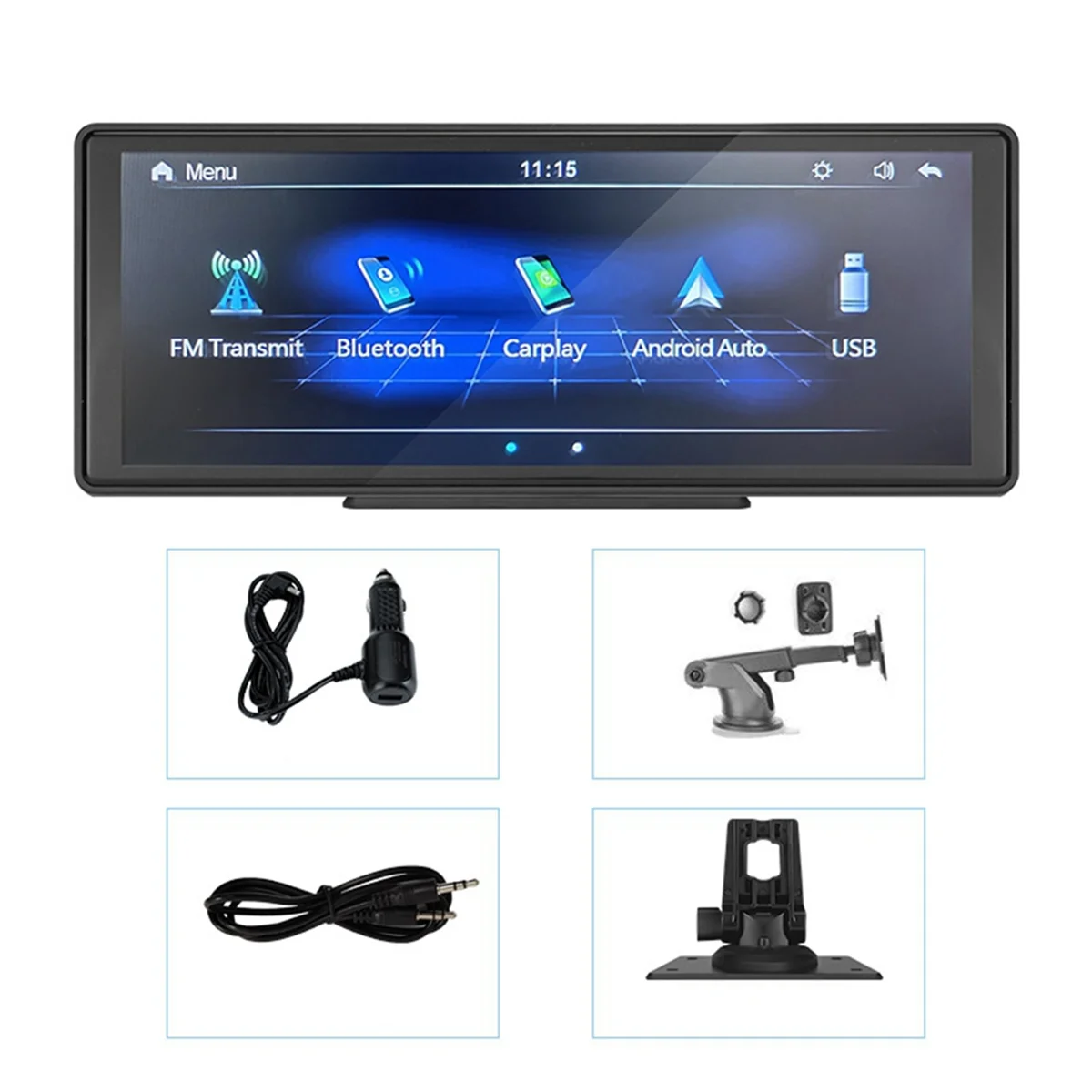 10.26Inch Smart Player IPS Touch Screen Wireless Carplay & Android Auto Car Portable Radio Bluetooth Host Without Camera