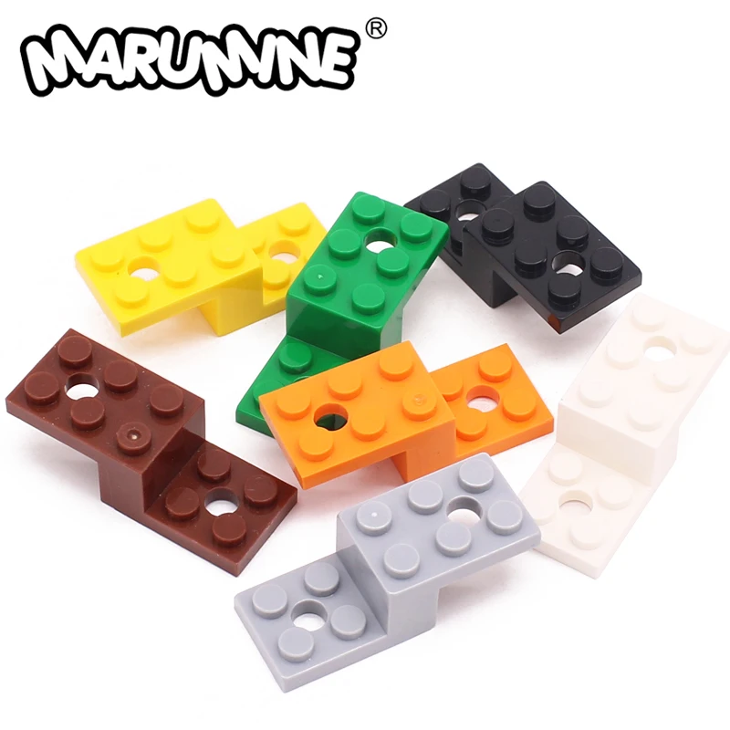 Marumine MOC 5x2x1 High and Low Bracket 2 Hole Technology Building Blocks Parts 11215 Construct Model DIY Toy 20PCS Accessories