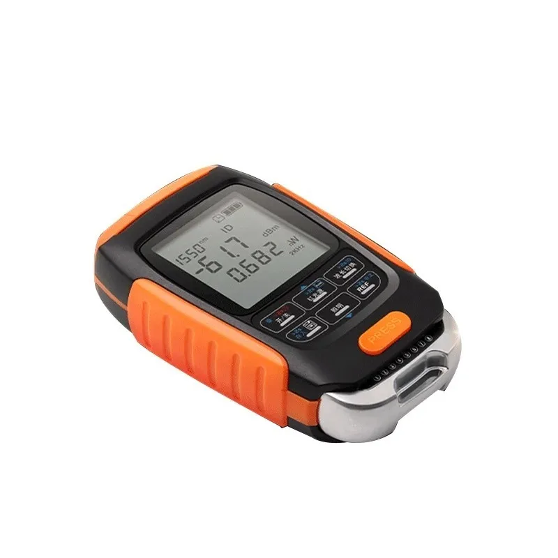 Multifunction Optical Power Meter Portable Fiber Optic Power Tester Cost Effective FTTH Network Fiber Cable Test Tool