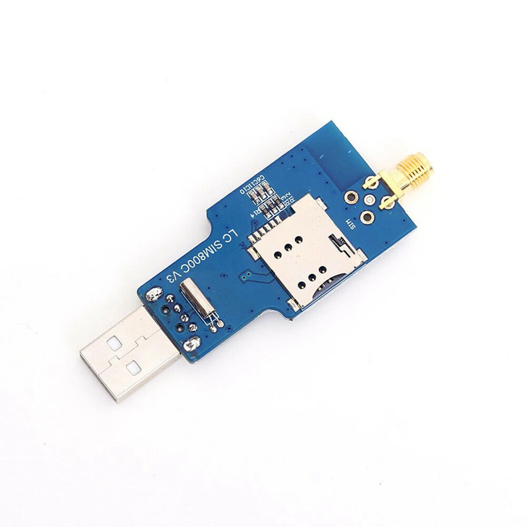 ABRI-2X USB To Gsm Serial Gprs Sim800c Module Bluetooth Computer Control + Antenna