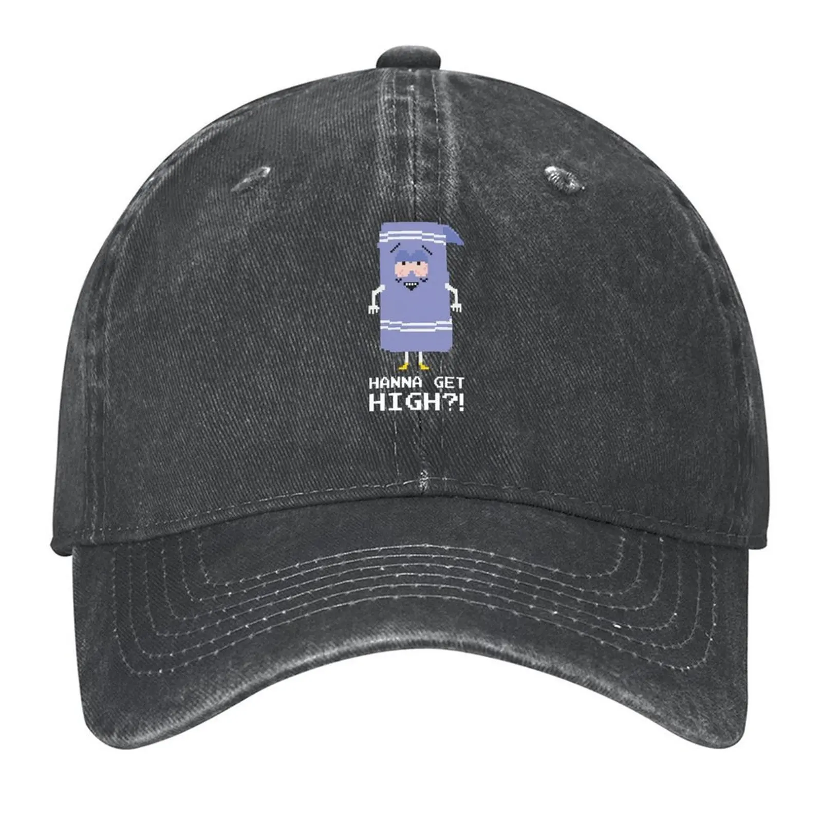 

SOUTH PARK TOWELIE WANNA GET HIGH MEN'S TRI-BLEND Baseball Cap Fashion Beach sun hat Unique hats Bobble Hat Mens Women's