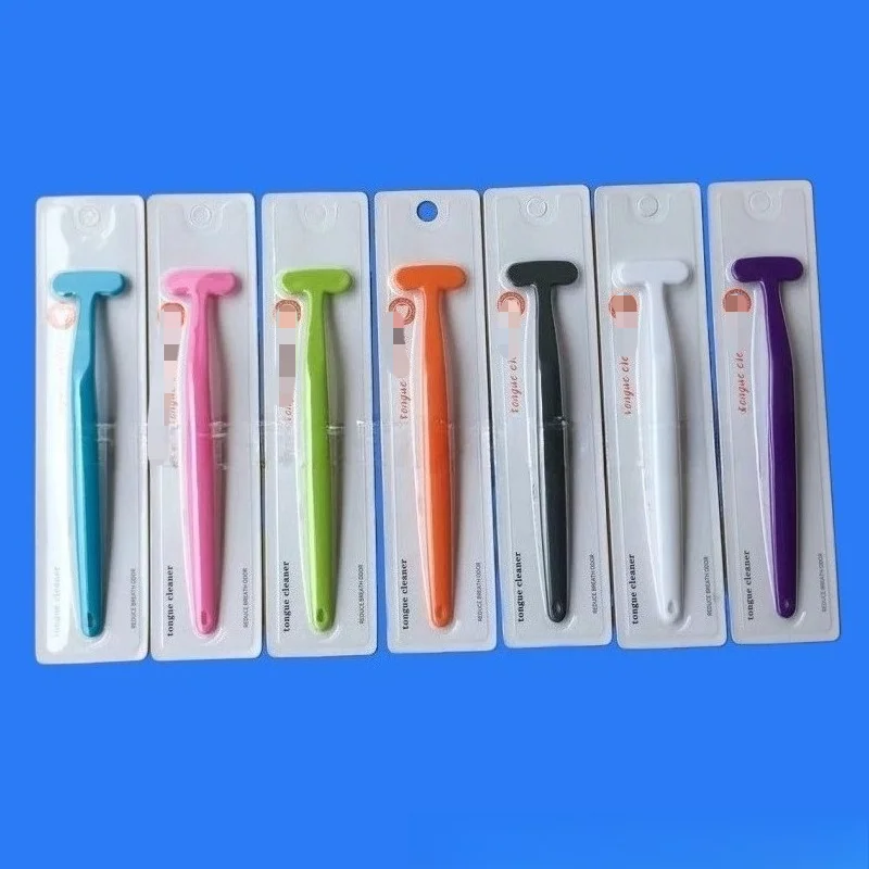 Oral Care Tongue Scraper Dental Cleaner Oral Odor Cleaning Double Sided Tongue Scraper Family Pack Beauty Health Tool Portable