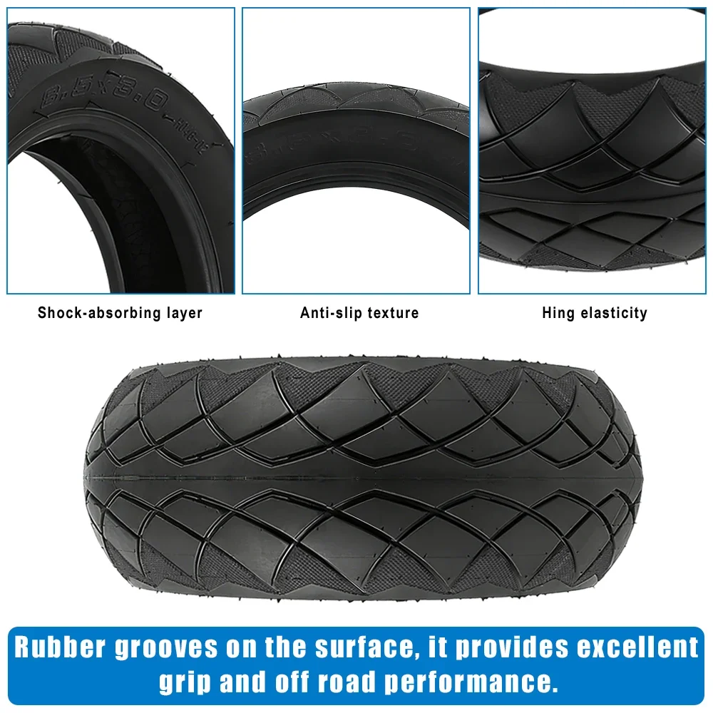 إطارات دون أنابيب 8.5x3.0 الإطارات الخارجية لـ Kugoo Kukirn G2 Pro سكوتر كهربائي 8 1/2x3 قطع غيار الإطارات