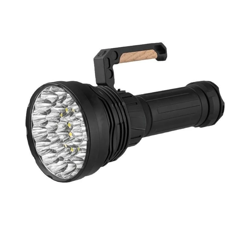 مصباح يدوي منزلي عالي السطوع، مروحة أساسية عالية الطاقة، تبديد قسري للحرارة، مدفع السماء، كشاف خارجي