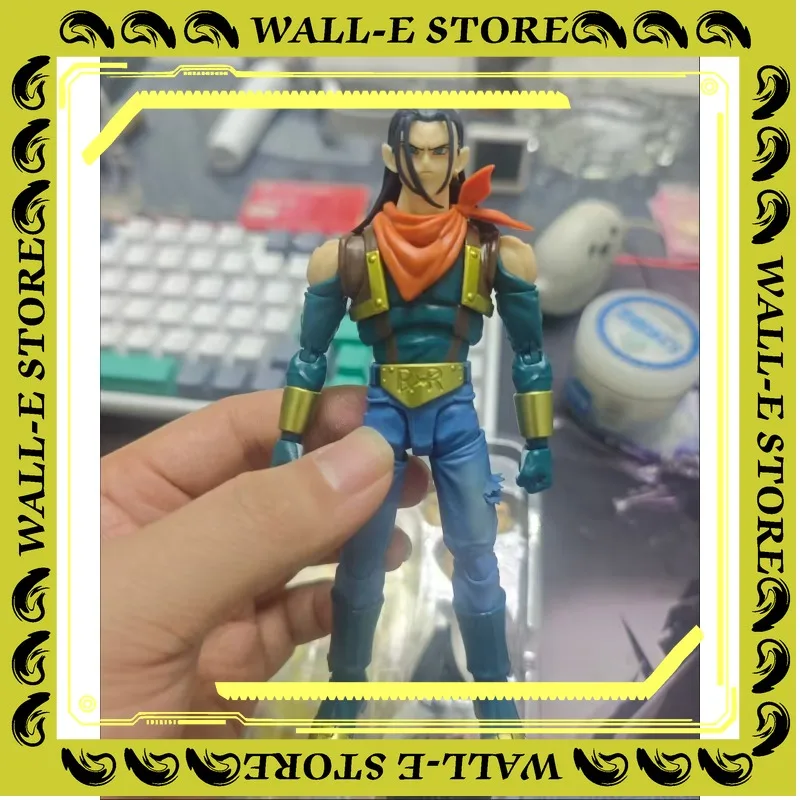 

In Stock Bandai Original S.H.Figuarts SHF Dragon Ball GT Super Android 17 Anime Action Figure Model Toys Collection