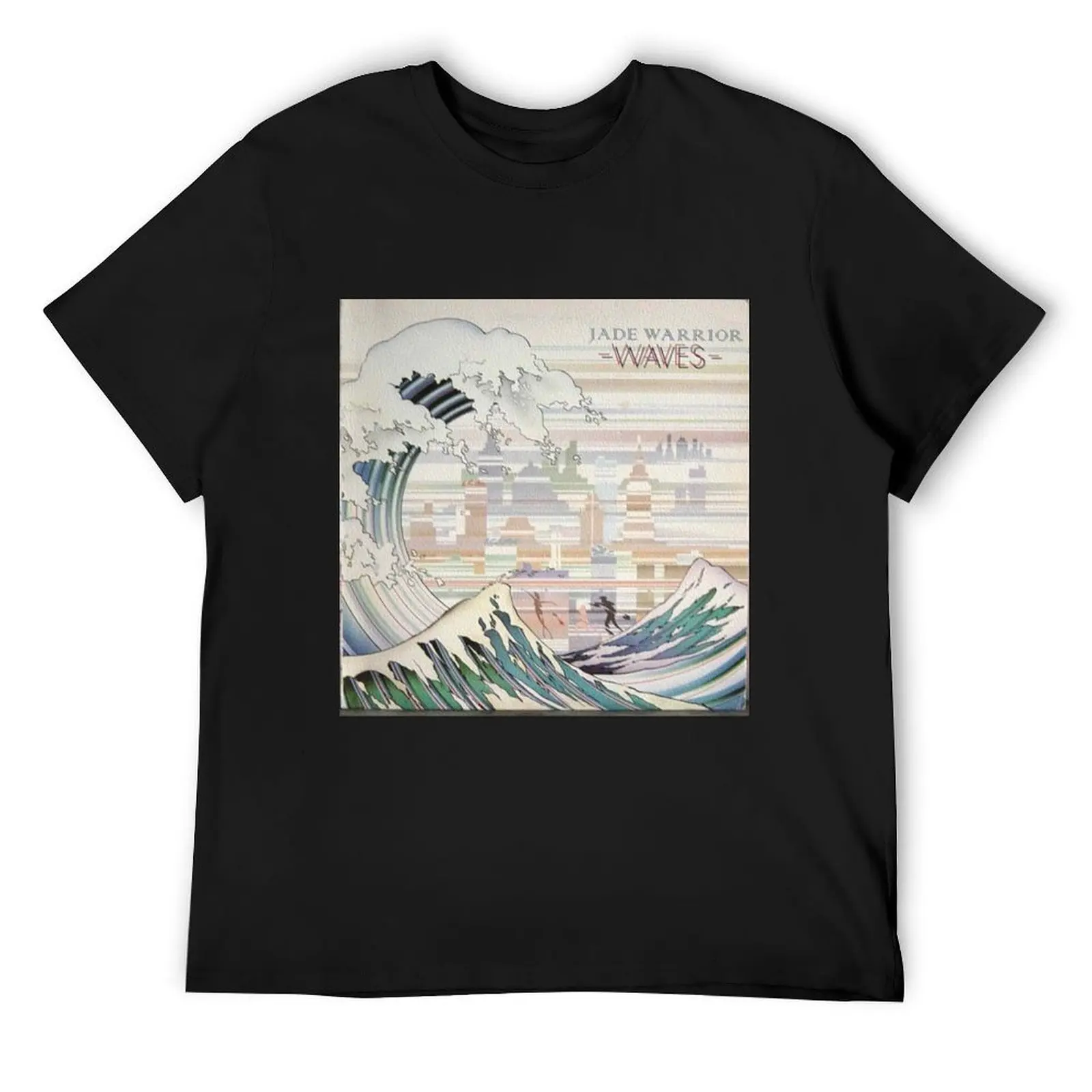 

Jade Warrior, Waves, Prog, Rock T-Shirt sweat oversized for a boy cotton graphic tees black t shirts for men