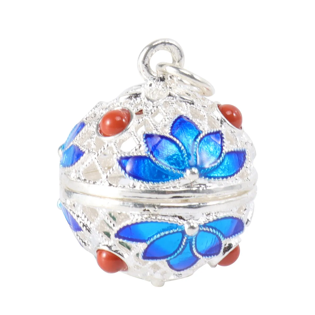 Vintage Hollow Sachet Pendant Copper Craft Supply for DIY Necklace Making Bracelet Embellishment Sweater Chain Keyring