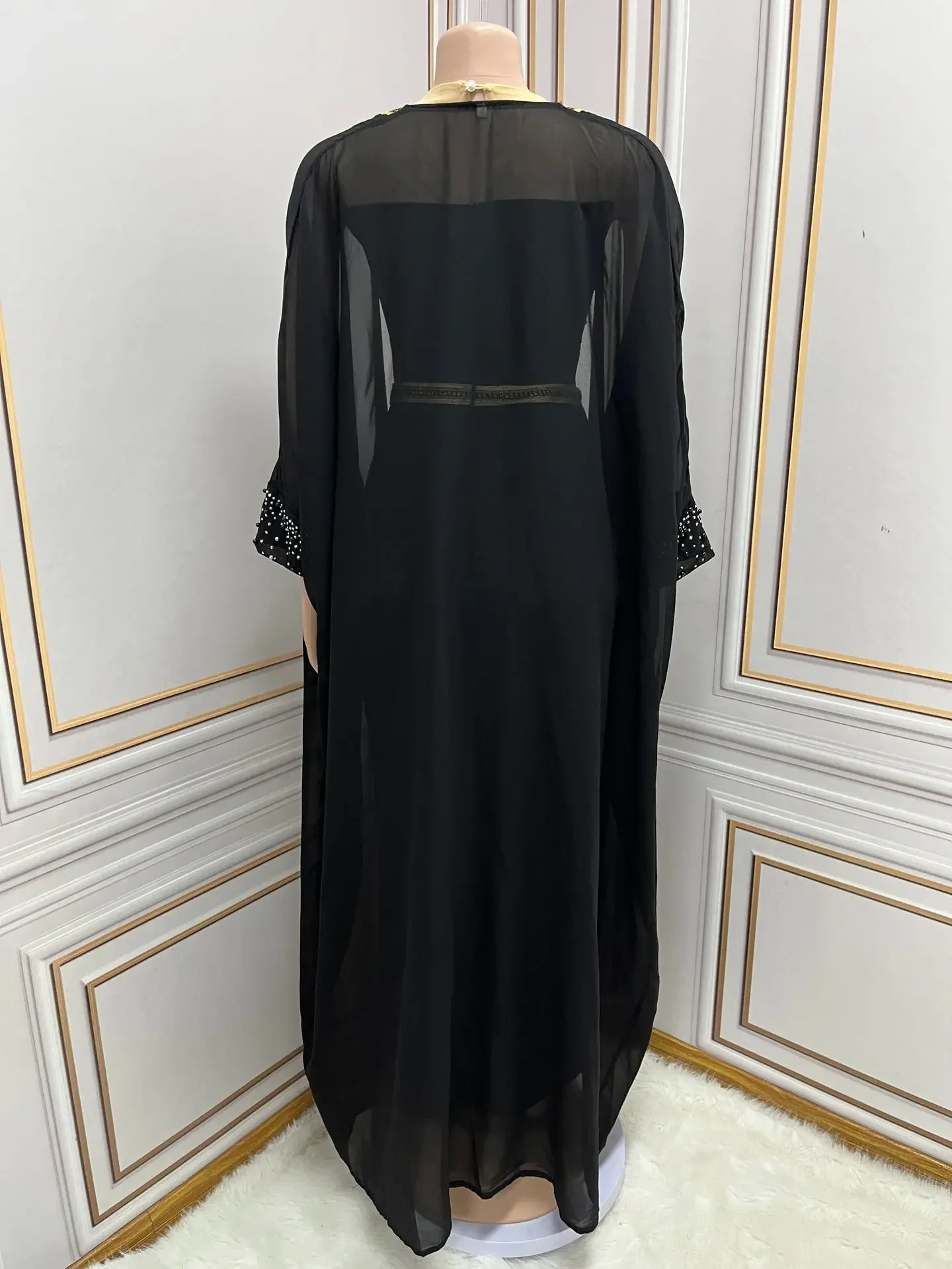 Muslim Sets Clothes for Muslim Women 2024 Abaya Dubai Muslim Kaftan Maxi Dress Luxury 2 Pcs Sets Evening Party Long Dress