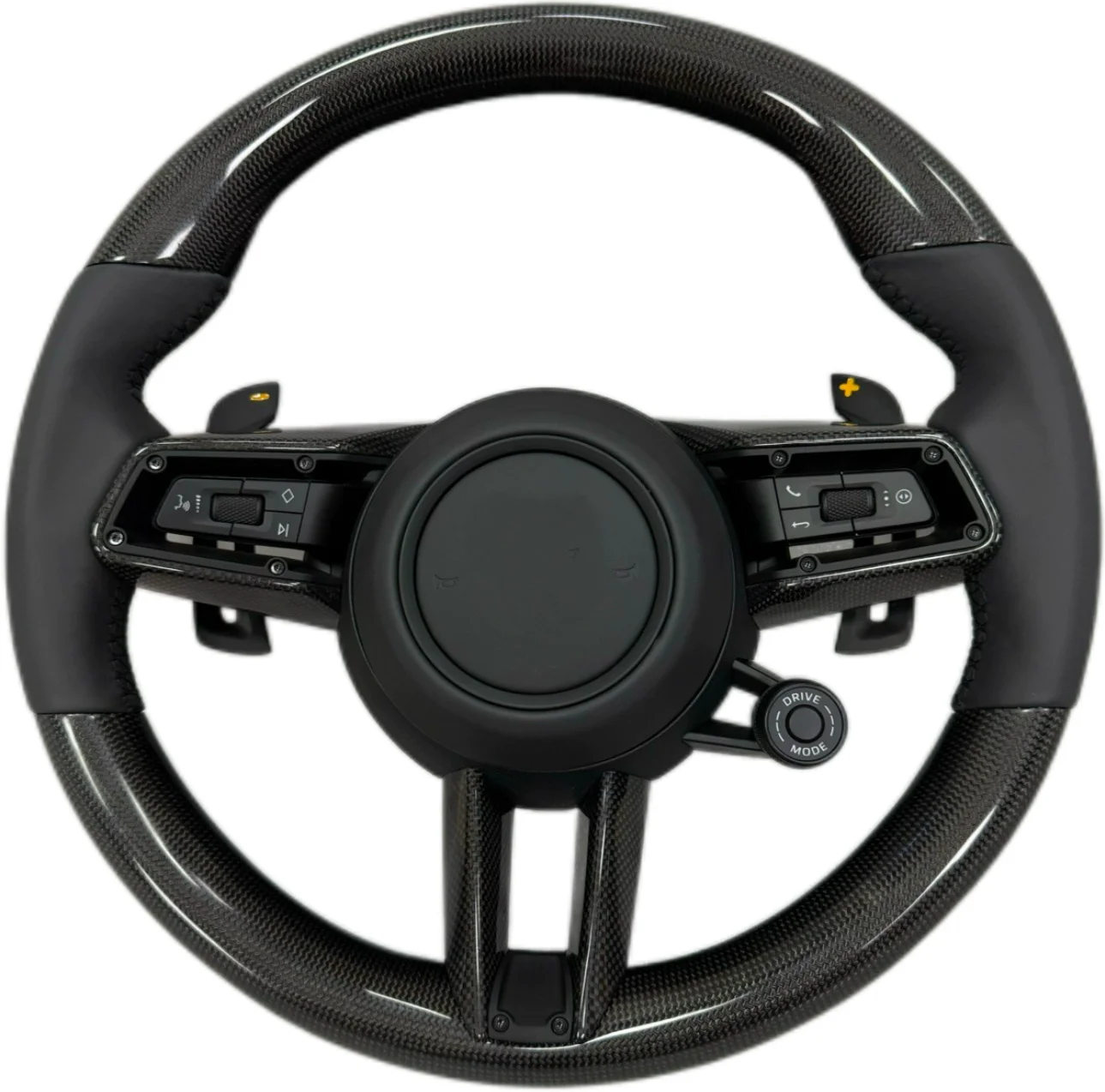 Custom Carbon Fiber Steering Wheel for Porsche 911 Boxster Macan Panamera Cayenne modified new style steering wheel cover