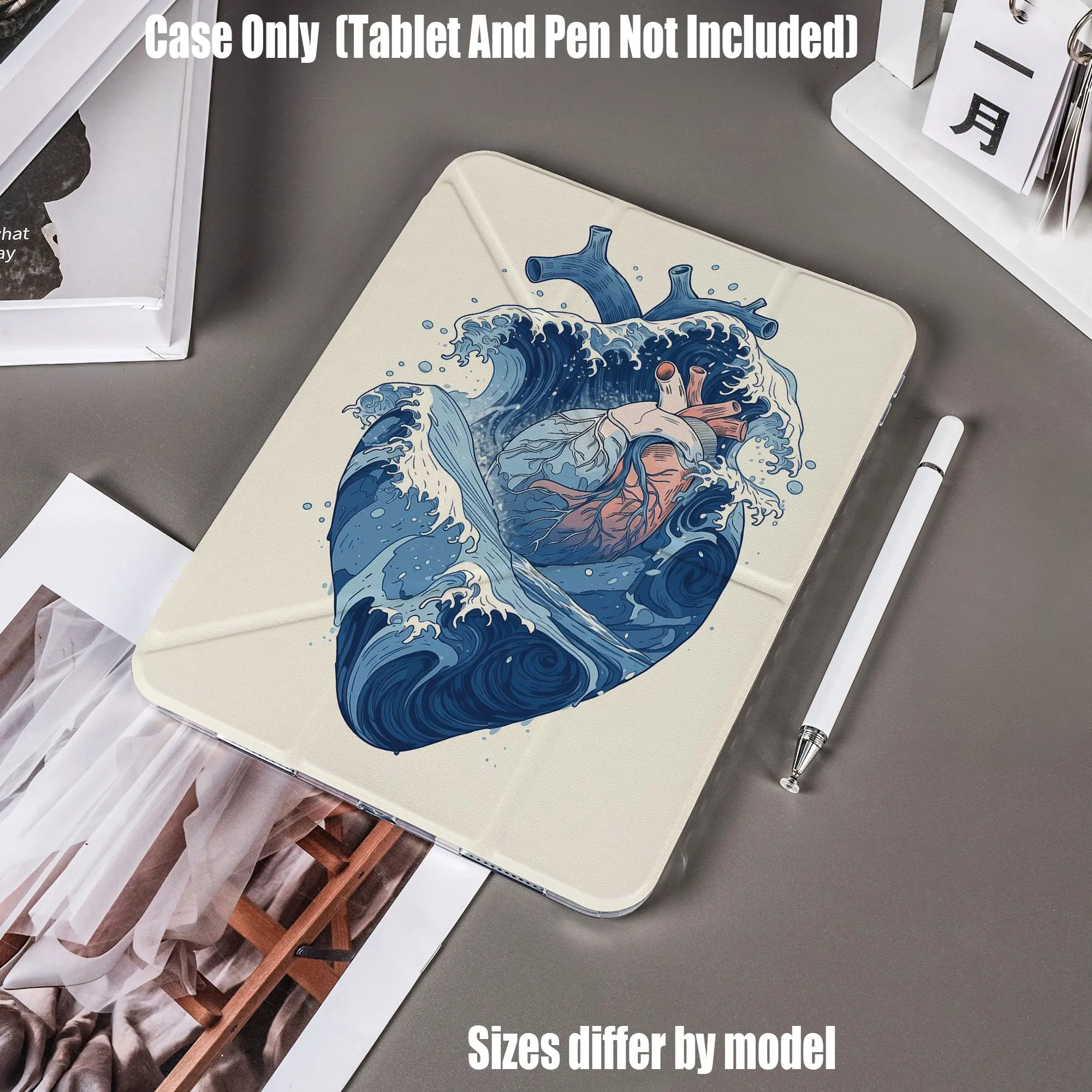 Slim Fit Premium TPU Tablet Cover, Shockproof Durable Lightweight Protective Case for iPad Samsung Huawei Honor Redmi Xiaomi