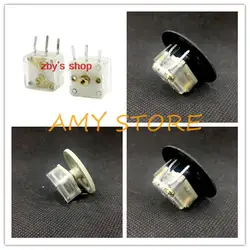 2pcs 223F Duplex 20-20pF Radio Dual Tuning PVC Film Variable Capacitor w 36mm 40mm Knob Disk Wheel