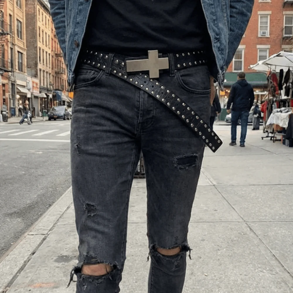 cinto-estilo-harajuku-versatil-com-detalhes-de-tachas-e-rebites-cinto-punk-preto-cinto-hip-hop-ousado-com-cruz-para-festas-rock