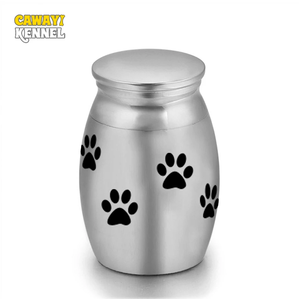 1 pc Cremation Memorial Urn Memorable Memorial Pets Gift Burial Cremation Urn Storage Pet Urns for Dog cat Ashes Retain Memories