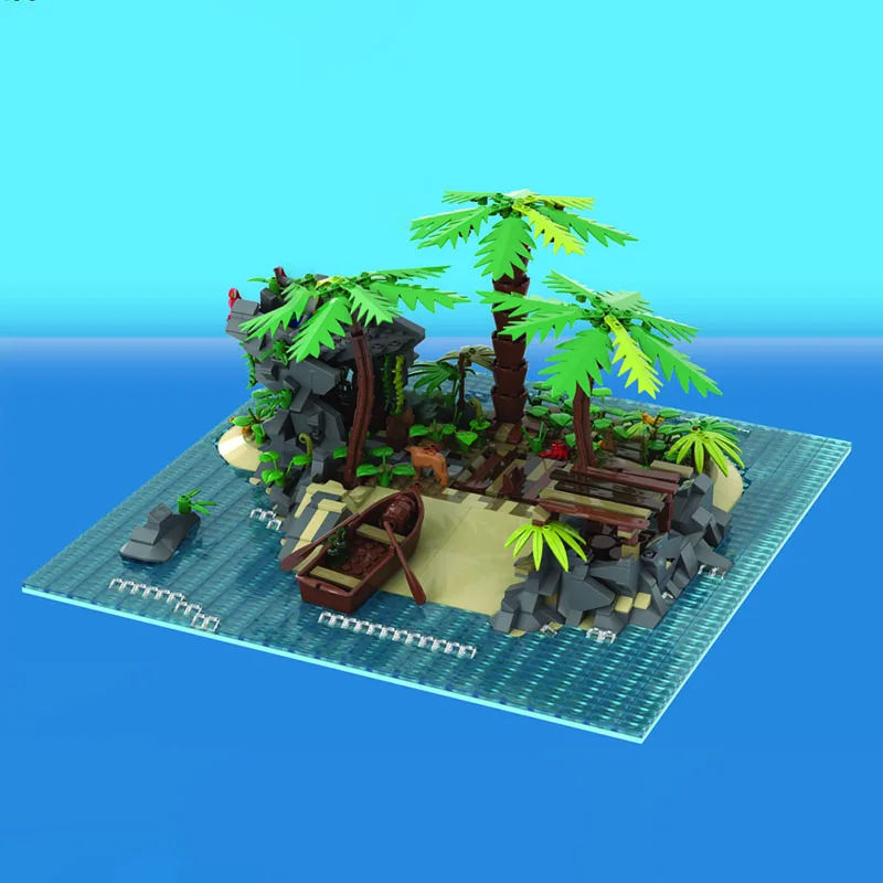 وحدات بناء المدينة نموذج Moc بناء الطوب وحدات جزيرة تخزين نقطة التكنولوجيا كتلة عيد الميلاد لتقوم بها بنفسك لعبة هدية البناء #2