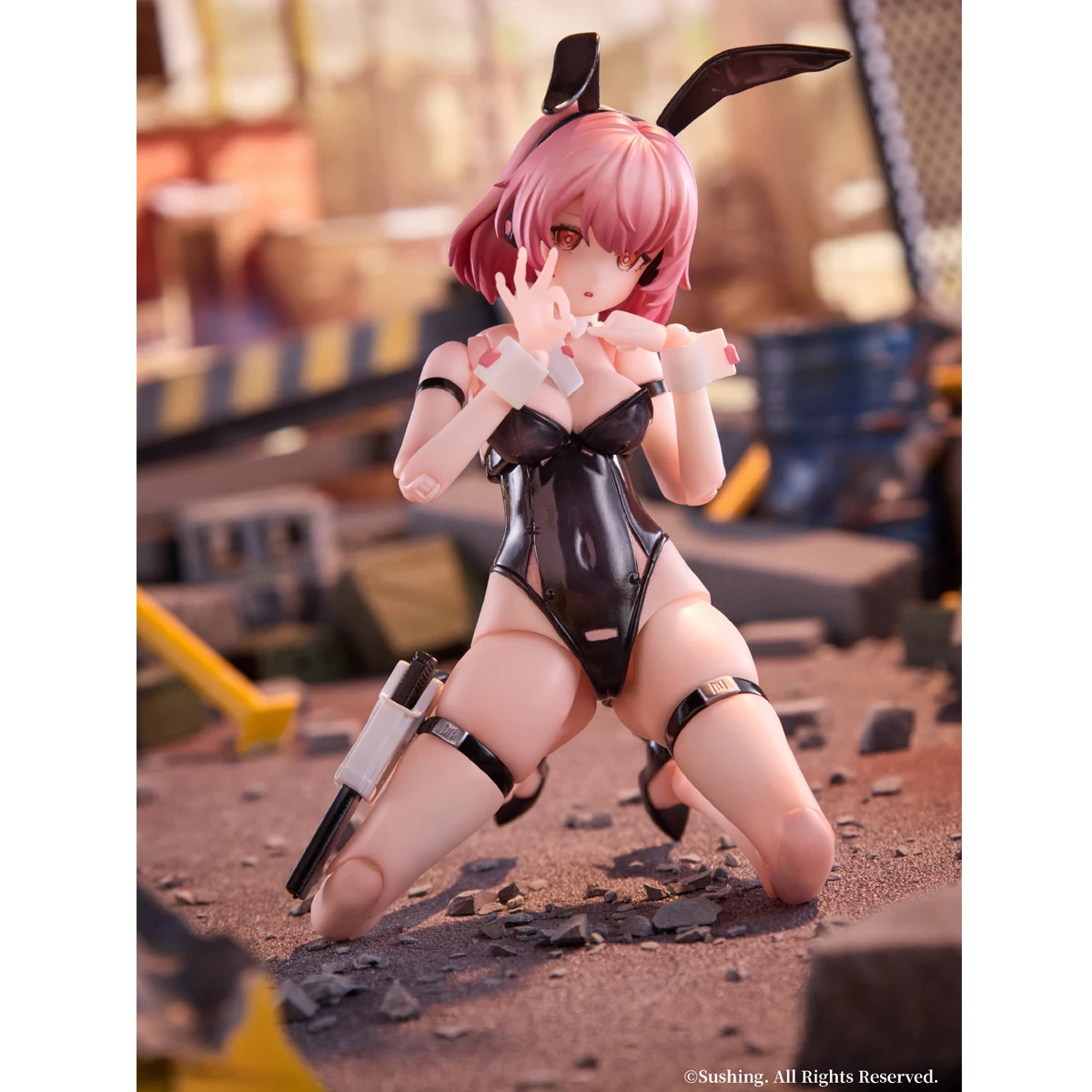 HIPLAY Sushing Rabbit Bunny Rapid Squad Force: Assault Trooper - BELKA 1/12 Échelle Anime Figurine