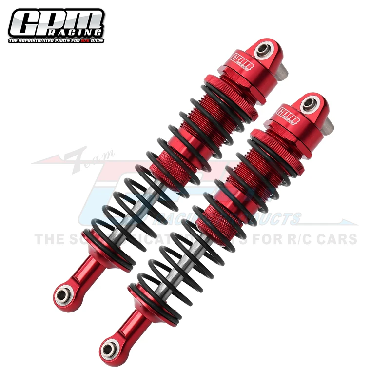GPM امتصاص الصدمات ل محوري 1/6 SCX6 JLU AXI05000 T1/T2 إبرة تعليق معدنية نقطة المنتصف 145 مللي متر أجزاء عالمية أمامية وخلفية