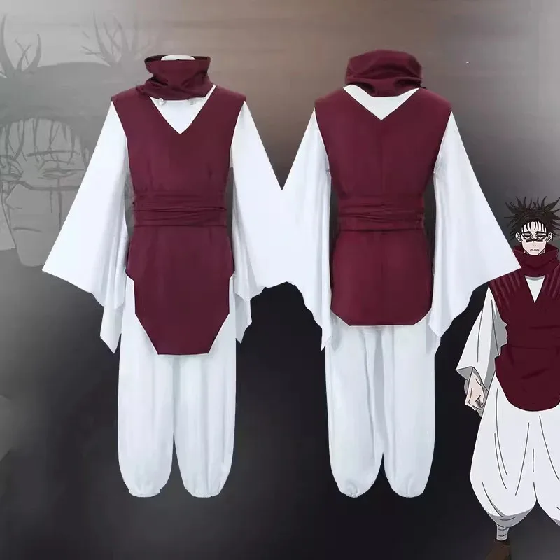 Choso Cosplay Anime Jujutsu Kaisen Choso Costume Cosplay Nero Marrone Uniforme per Uomo Costume da Festa di Halloween