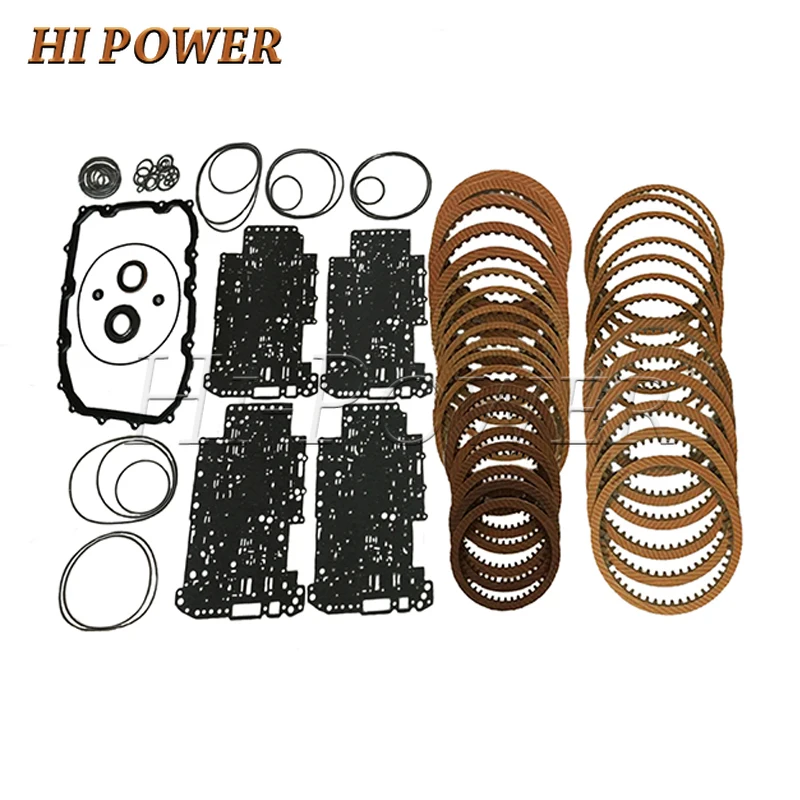 Transmission TR60-SN O9D TR60SN 09D Seal Overhaul Kit Auto Gaskets For VW Audi Porsche Touareg Gearbox Friction Disc Plate Kit