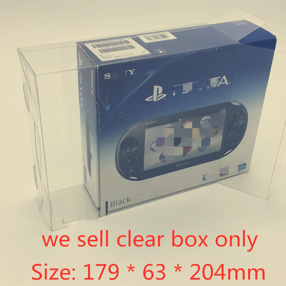 PET Box Protector For PSVITA Collect Boxes For Sony PlayStation VITA 「PCH-2000」 Game Case Shell Clear Display For JPN edition