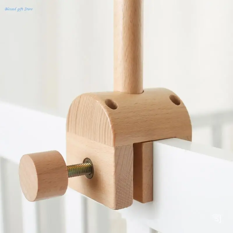 Baby Mobile Hanger Crib Accessory Rotating Bracket RattleBell Support Frame Early Education ClawStand Crib Decoration