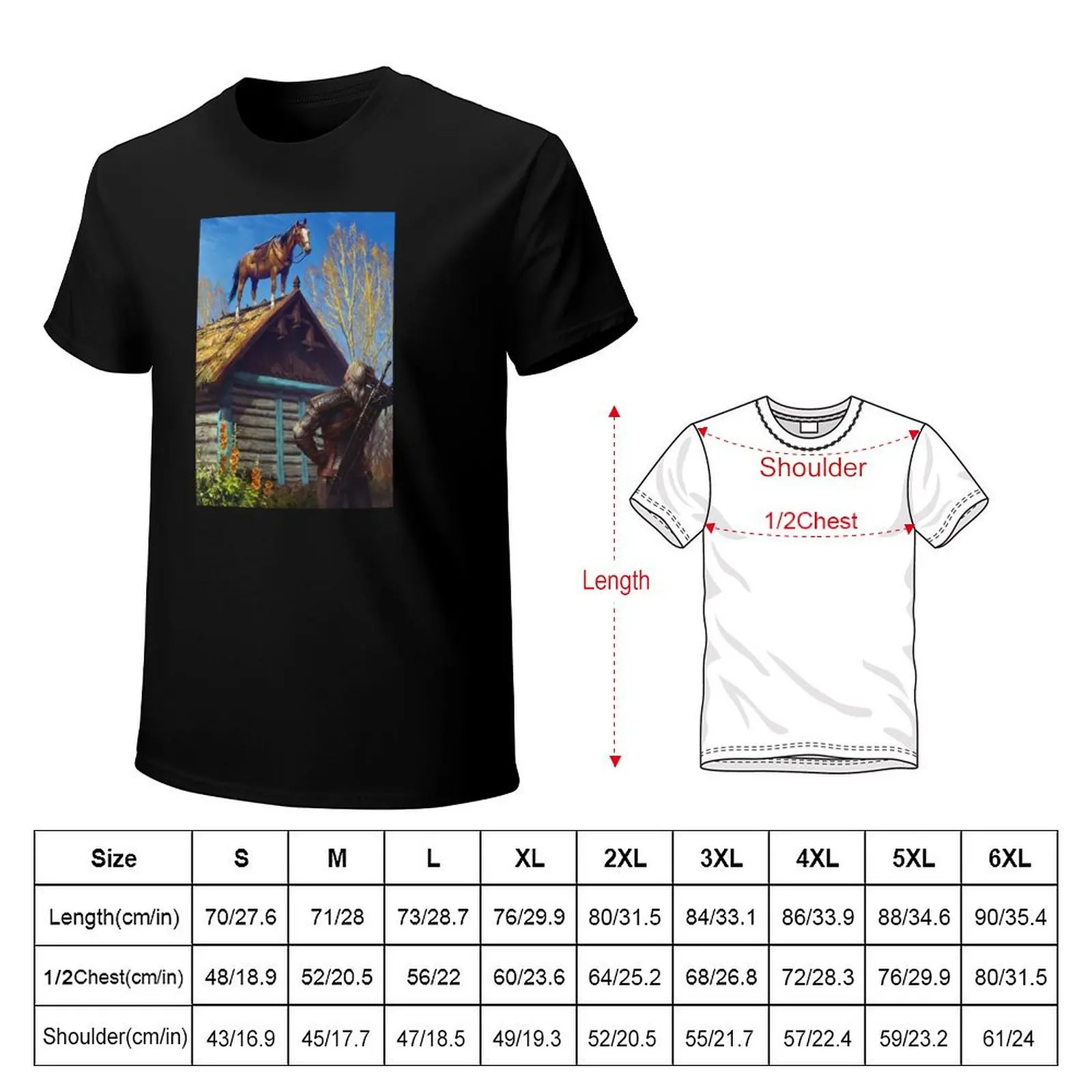 Prince And Horse On The House T-Shirt t shirts for man pack cotton T-Shirt
