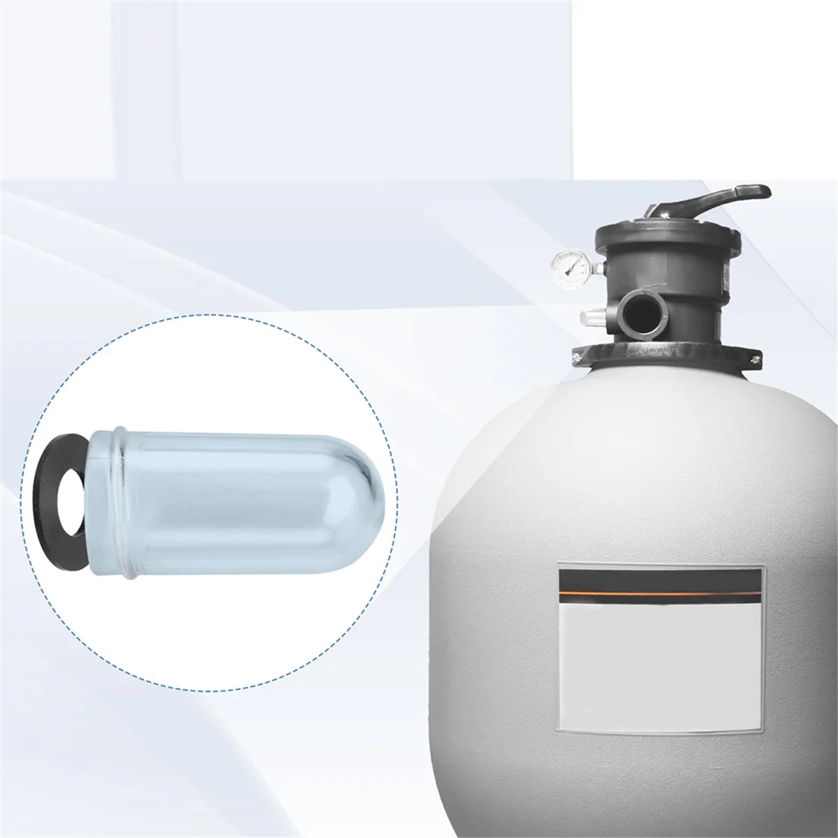 A002 SPX0710MA 모래 필터 밸브용 사이트 글래스, 필터 밸브 SP0710, SP0710X, SP0711용 사이트 교체