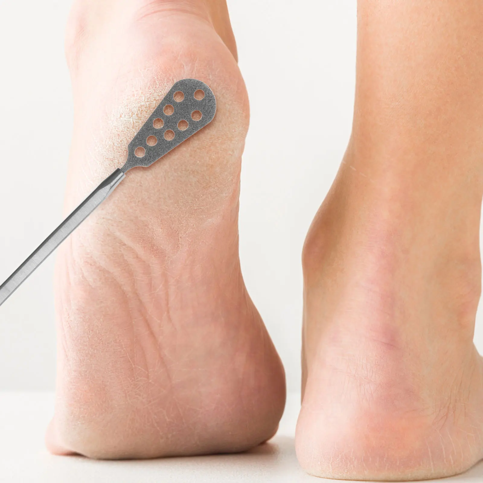 

Stainless Steel Foot File Dual Skin Remover For Feet Callus Remover Tool Handheld Foot Scrubber Exfoliating