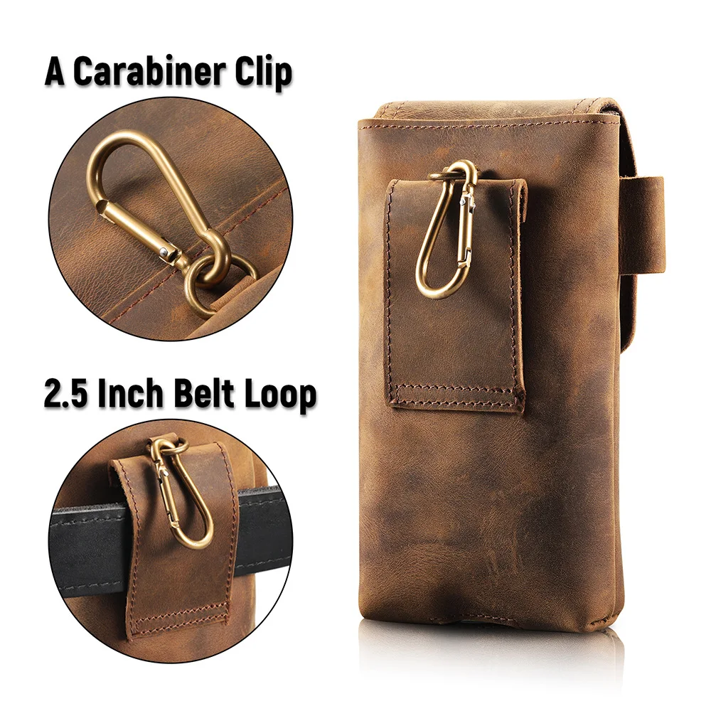 Sports Phone Holster - Belt Clip Wallet with RFID Protection, Multi-Function Running Waist Pack for Camping & Hiking Outdoor