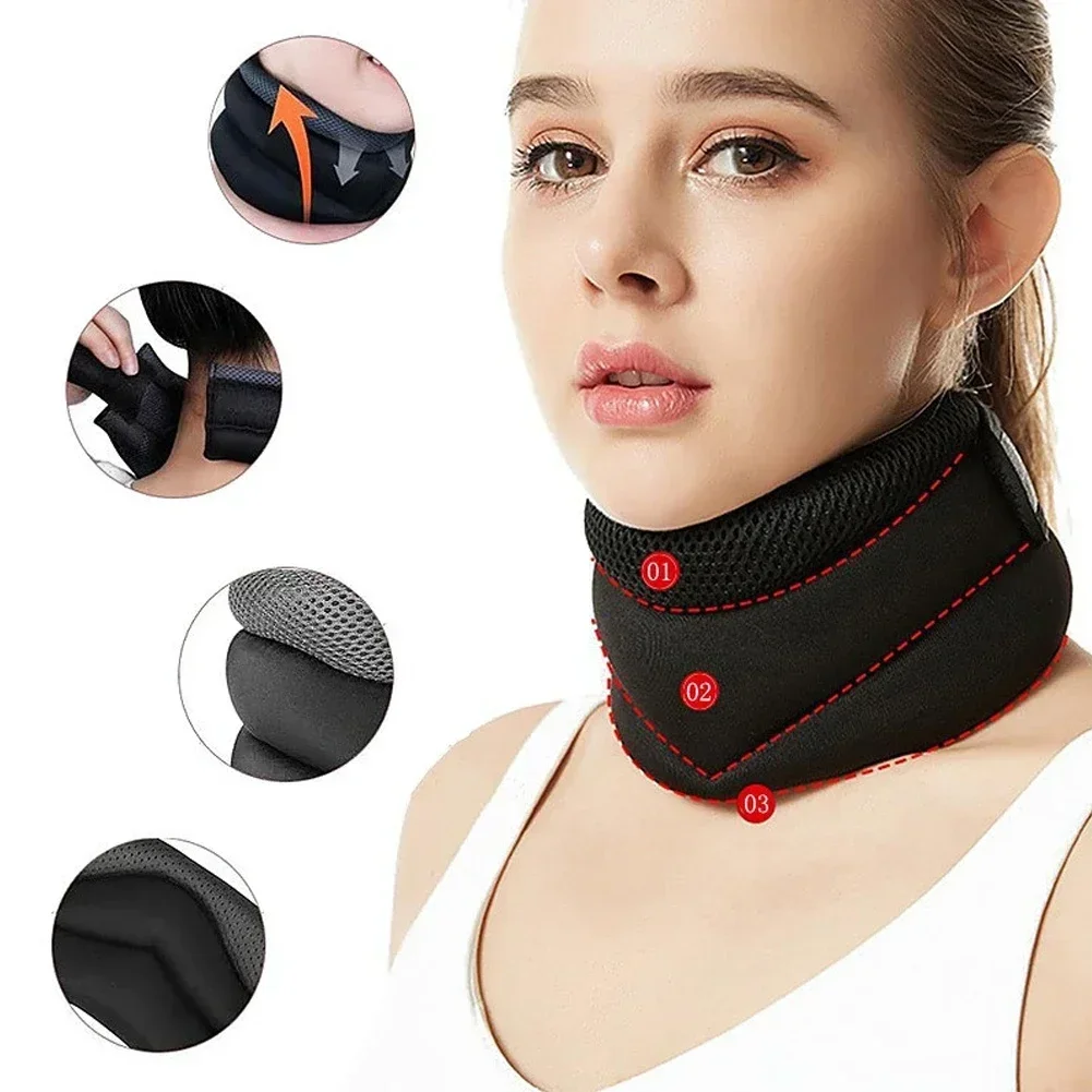 

Three-stage Neck Brace Breathable Neck Brace Adjustable Anti-Snoring Neck BraceShoulder And Cervical