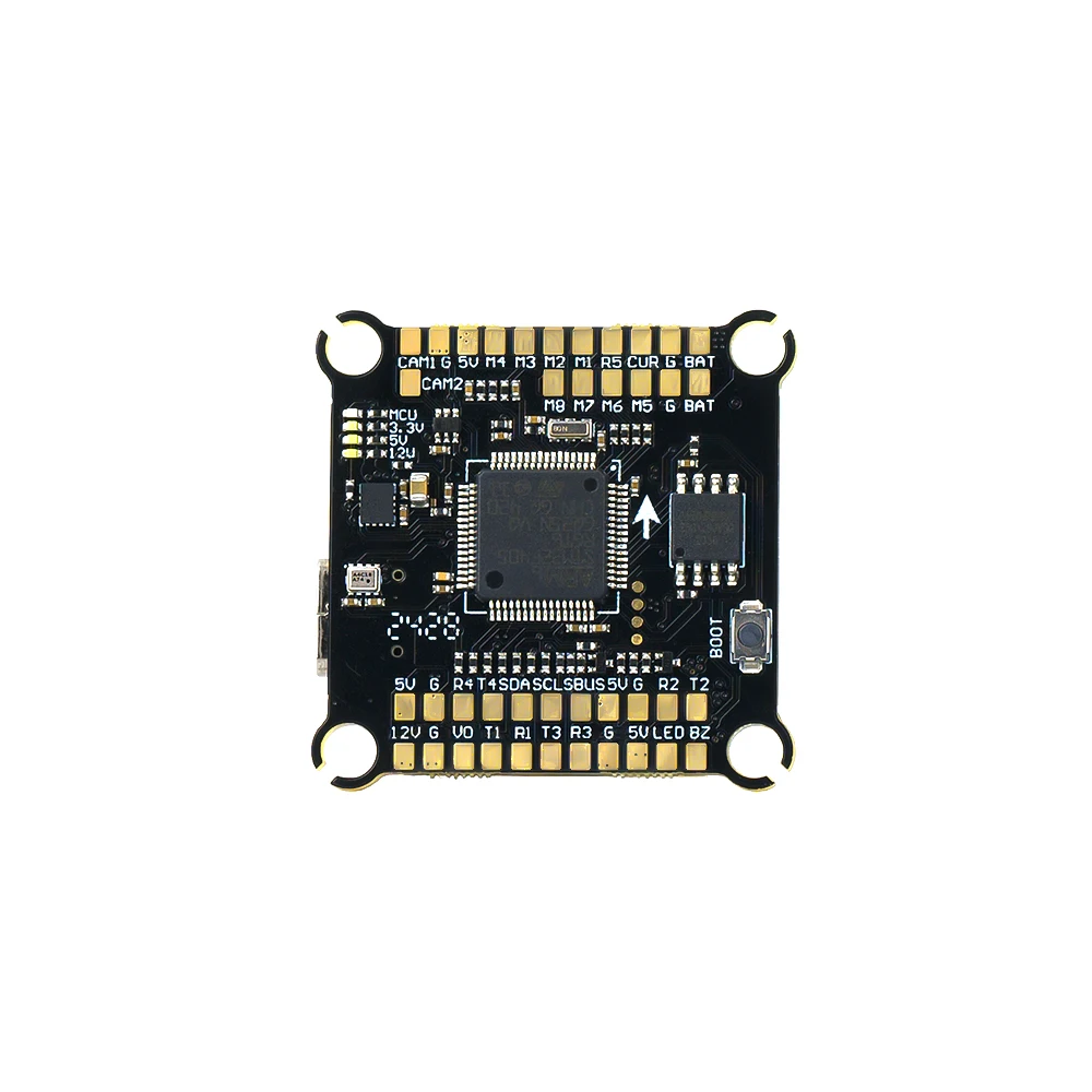 Axisflying Argus ECO Stack 60A V1 ESC + F405 وحدة تحكم في الطيران 6S لطائرات بدون طيار FPV حرة لتقوم بها بنفسك أجزاء