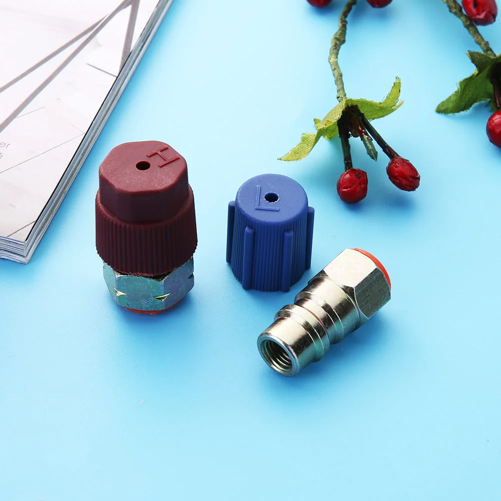 Car Air Conditioner Conversion Adapter Auto Accessories Red Blue Conversion Adapter for Automobile Air Conditioner