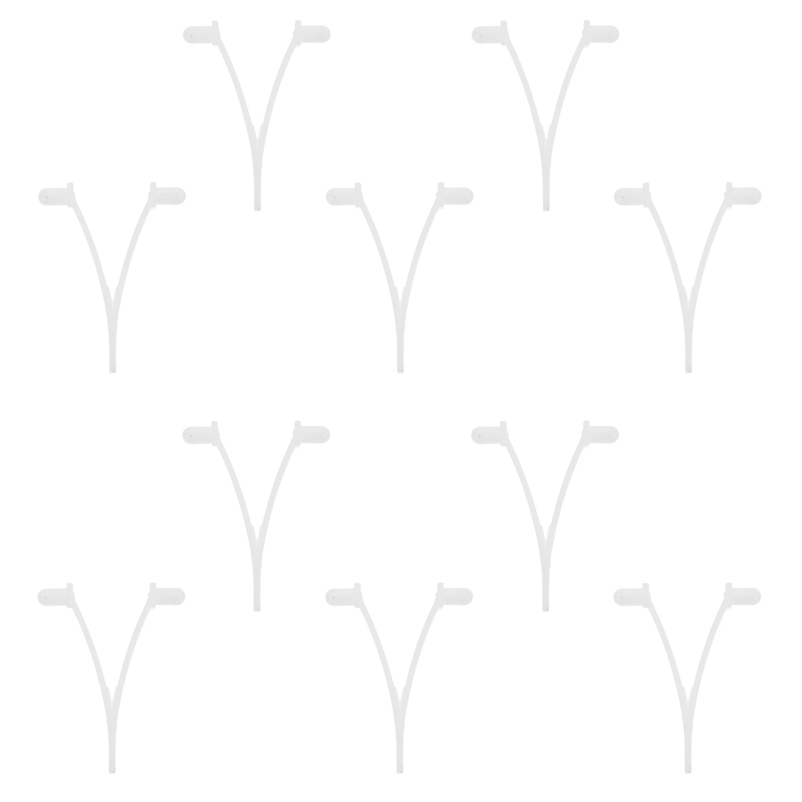 

10pcs V Pool Cleaning Device V Clips Clips Brush Skimmer Spring Plastic Replacement Durable Cleaning Tool Attachment Fits Most